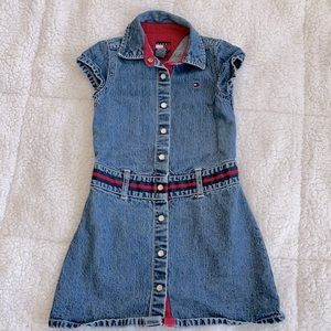 Girls Tommy Hilfiger denim dress size 5